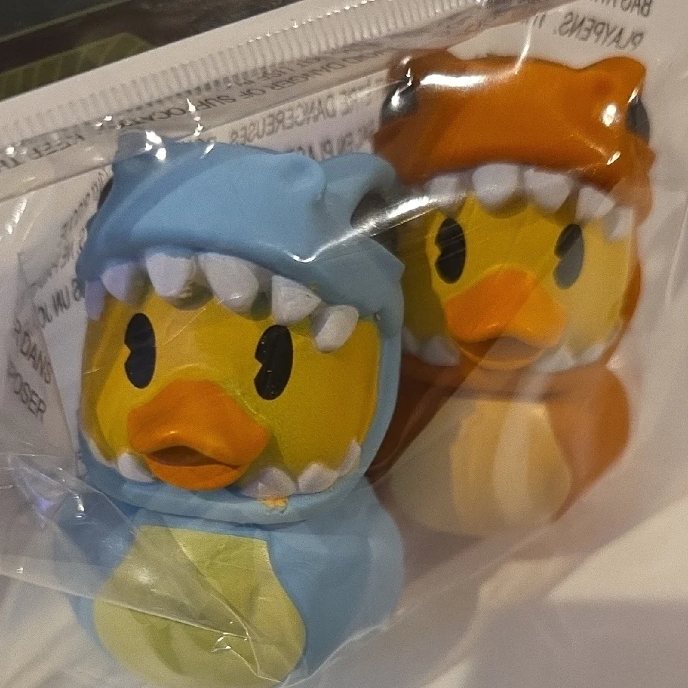 Rubber Ducks Jurassic World Dinosaur Duckalooz Blue and Orange
